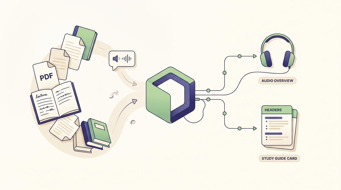 Conceptual illustration of building a personal knowledge base with the best AI note taking app